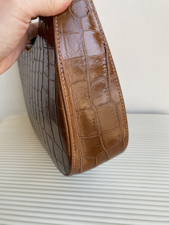 Сумка 0175maxi Карамельный кроко-кожа (617)